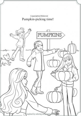 Printable Halloween Barbie Coloring Pages | Printable Coloring Pages