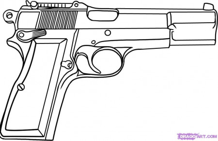 gun coloring pages | Only Coloring Pages