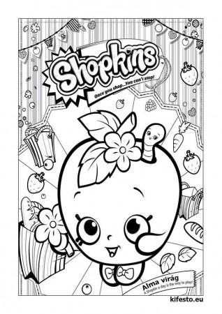 Shopkins, Coloring pages and Coloring