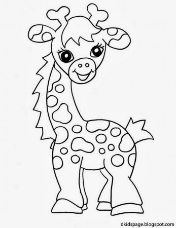Kids Page: Baby Giraffe Coloring Pages | Printable Animals ...