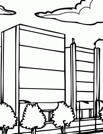 My Neighborhood Coloring Pages - Handipoints