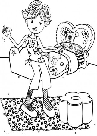 Groovy Girl Cleaning My Bedroom Coloring Pages - Free & Printable ...