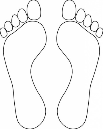 Footprint Coloring Pages - Coloring Pages Ideas
