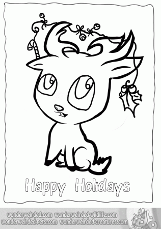 Reindeer Cartoon Coloring Pages,Echo's Cartoon Reindeer Christmas ...