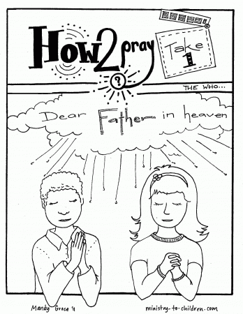 Lord's Prayer Coloring Pages