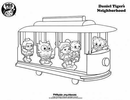 Daniel Tiger S Neighborhood Printable Coloring Pages - Coloring Page