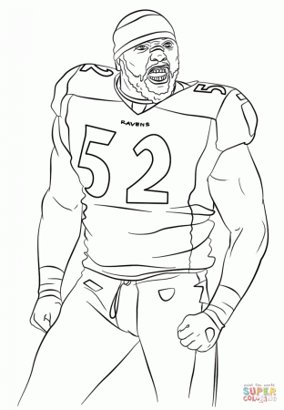 Ray Lewis coloring page | Free Printable Coloring Pages