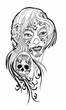 Coloring Pages For Adults Skulls