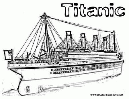 Titanic Colouring Pages - Colorine.net | #11825