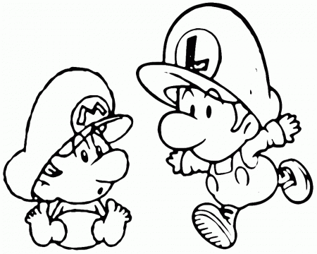 Mario And Luigi Coloring Pages (20 Pictures) - Colorine.net | 20345