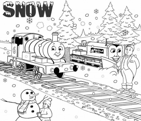 Christmas Trains Coloring Pages - Coloring Pages For All Ages