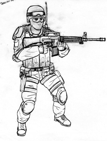 Call Of Duty Coloring Pages Page 1