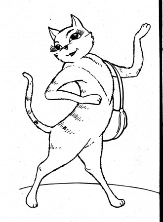Cat Coloring Pages | Cats Coloring pages |Kitten Coloring pages ...