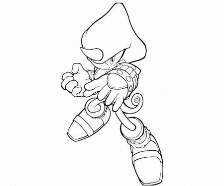 Sonic The Hedgehog Character Coloring Pages