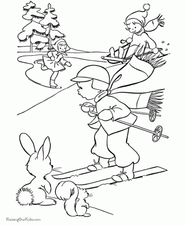 christmas light coloring page | Coloring Picture HD For Kids 