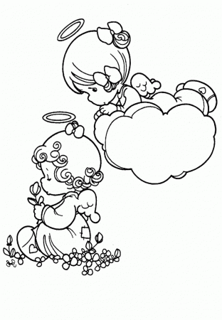Precious Moment On The Sky Coloring Pages : New Coloring Pages