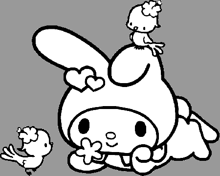 My Melody coloring page | Colouring Book