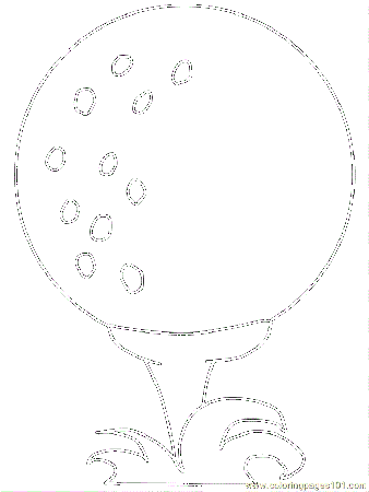 Coloring Pages Golf. (Sports > Golf) - free printable coloring 