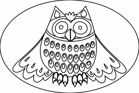 Vector Of A Cross Eyed Cartoon Owl Coloring Page Outline By Ron 