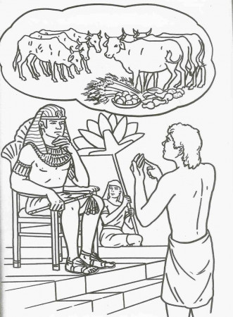 Joseph's Dreams Coloring Page | Coloring Pages