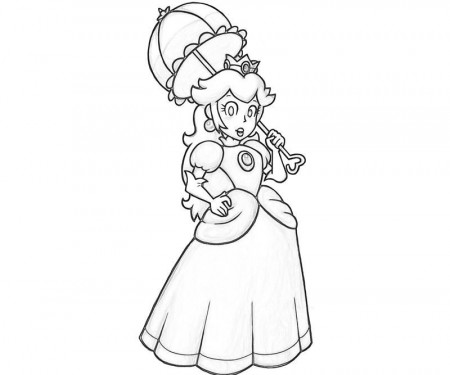 Related Pictures Princess Peach Coloring Pages Mario And Princess 