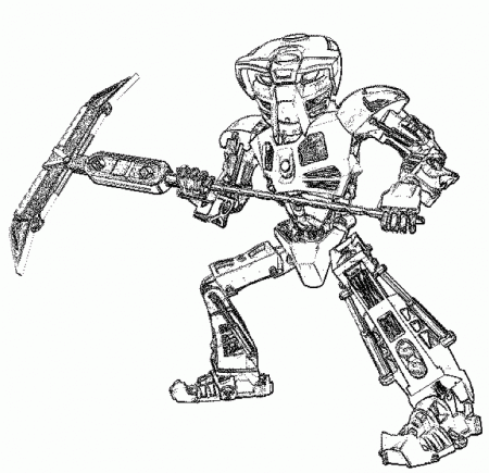 LEGO BIONICLE Colouring Pages