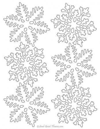 Snowflake Coloring Patterns Images & Pictures - Becuo