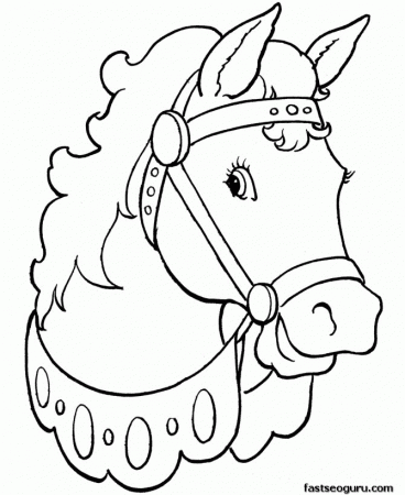 homepage animal printable coloring pages beautiful horses 