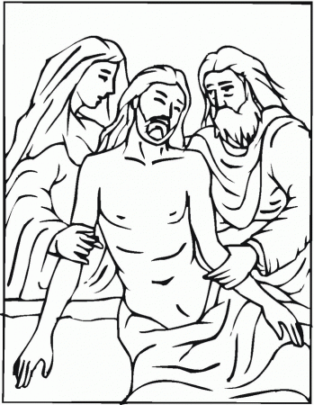 Catholic Coloring Pages Stations Of The Cross 738 | Free Printable 