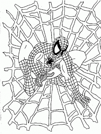 spiderman coloring pages to print 533 | HelloColoring.com 