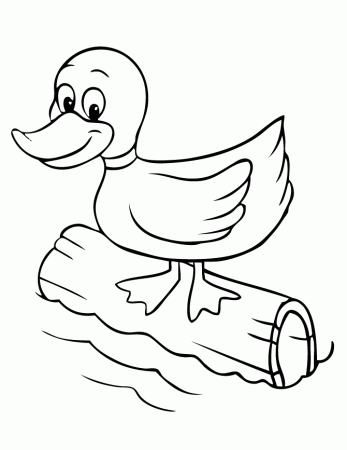 colours drawing wallpaper: Cute And Sweet Baby Duck Colour Drawing 