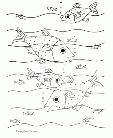 Animal coloring pages - Fish 016