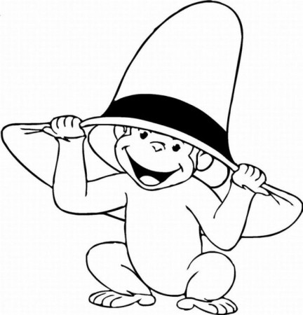 Monkey Coloring Pages Kids | 99coloring.com