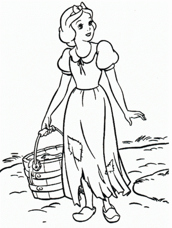 Snow-white-coloring-pages-2 | Free Coloring Page Site