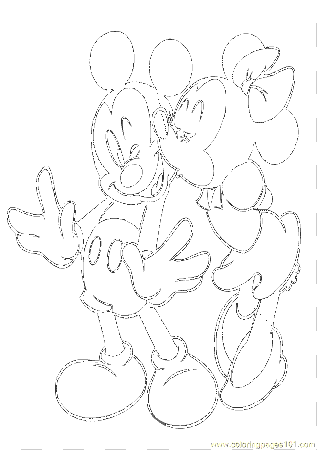 Coloring Pages Minnie Mouse1 Mickey Mouse Free Printable Picture 