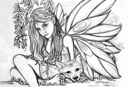 Fairy Coloring Pages For Adults Free Coloring Pages 185840 Fairy 