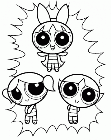 power puff boys Colouring Pages