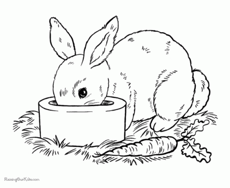 Easter sheet to print and color in - 029