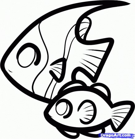 How to Draw Fish for Kids, Step by Step, Animals For Kids, For 