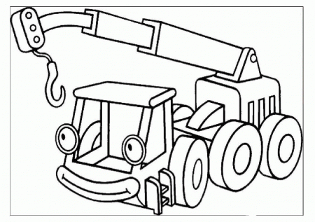 Train Bob The Builder Coloring Pages - Widetheme