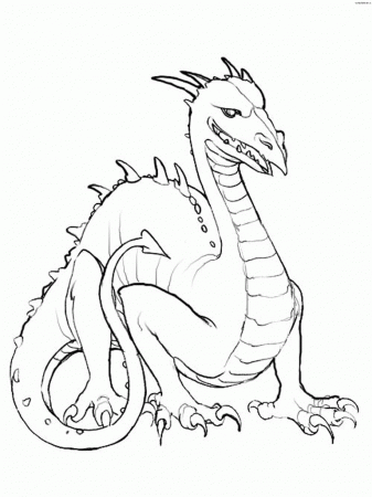 Dragons coloring pages 93 / Dragons / Kids printables coloring pages