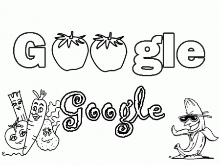 Google Coloring Page For Kids