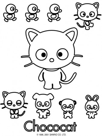chococat color page | Hello kitty colouring pages, Hello kitty coloring, Coloring  pages