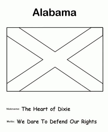 Coloring Pages Alabama - Coloring Pages For All Ages