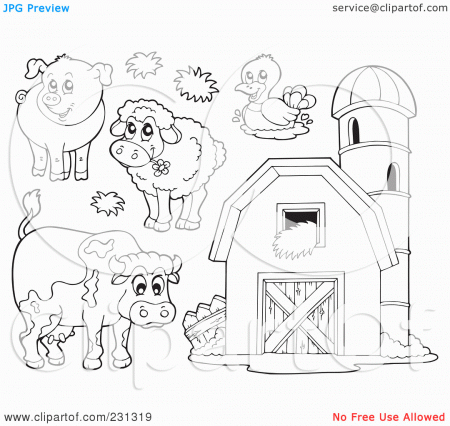 Coloring Pages Of Farm Animals Free - Coloring