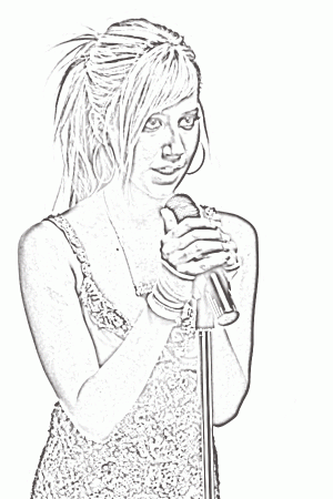 Taylor Swift Coloring Page | Free Printable Coloring Pages - Coloring Home