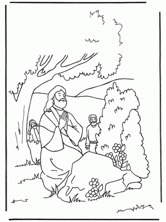 Drawing Jesus #98921 (Characters) – Printable coloring pages