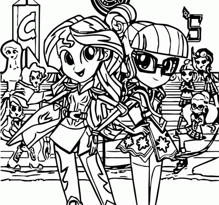 Pony Cartoon My Little Pony Coloring Page 22 | Wecoloringpage