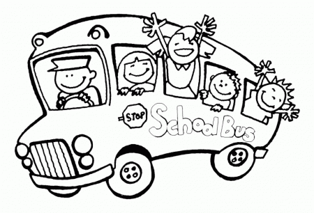 School Bus Coloring Page 18 Pictures Colorine 4696 Last Day Of ...