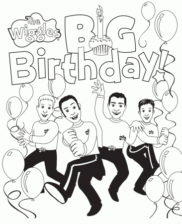 The Wiggles Coloring Page - Coloring Pages for Kids and for Adults